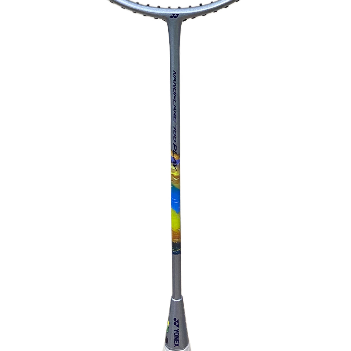 YONEX Nanoflare 700 Play Badminton Racket (Silver/Sky Blue)