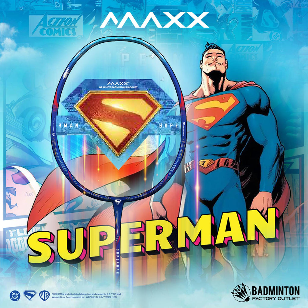 MAXX x Superman Racquet with Boxset