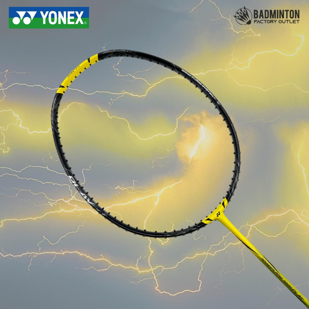 YONEX Nanoflare 1000 Play Badminton Racket  (Lightning Yellow)