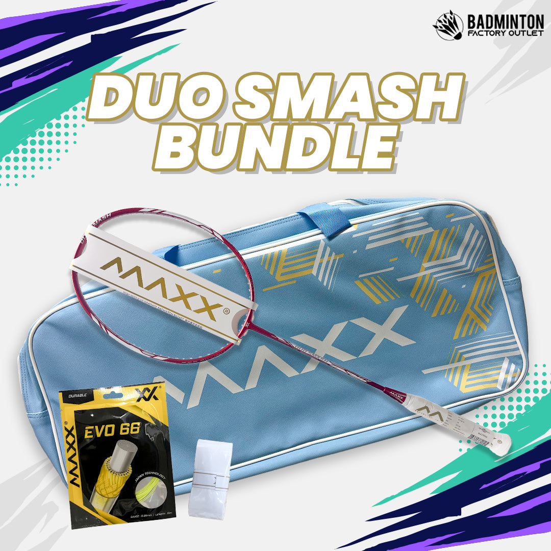 MAXX Duo Smash Special Bundle - All In Badminton Set