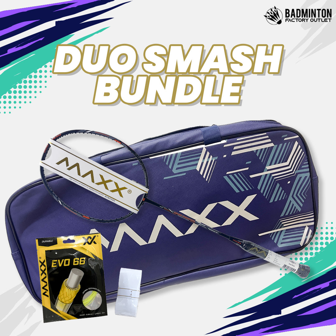 MAXX Duo Smash Special Bundle - All In Badminton Set
