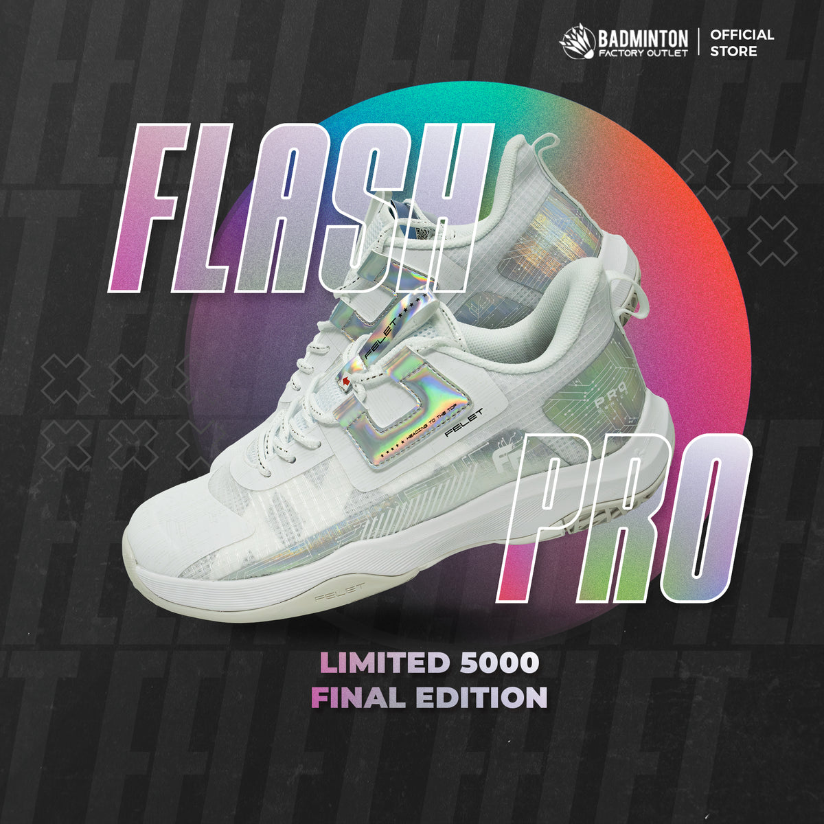 FELET FLASH PRO LIMITED 5000 Badminton Shoes