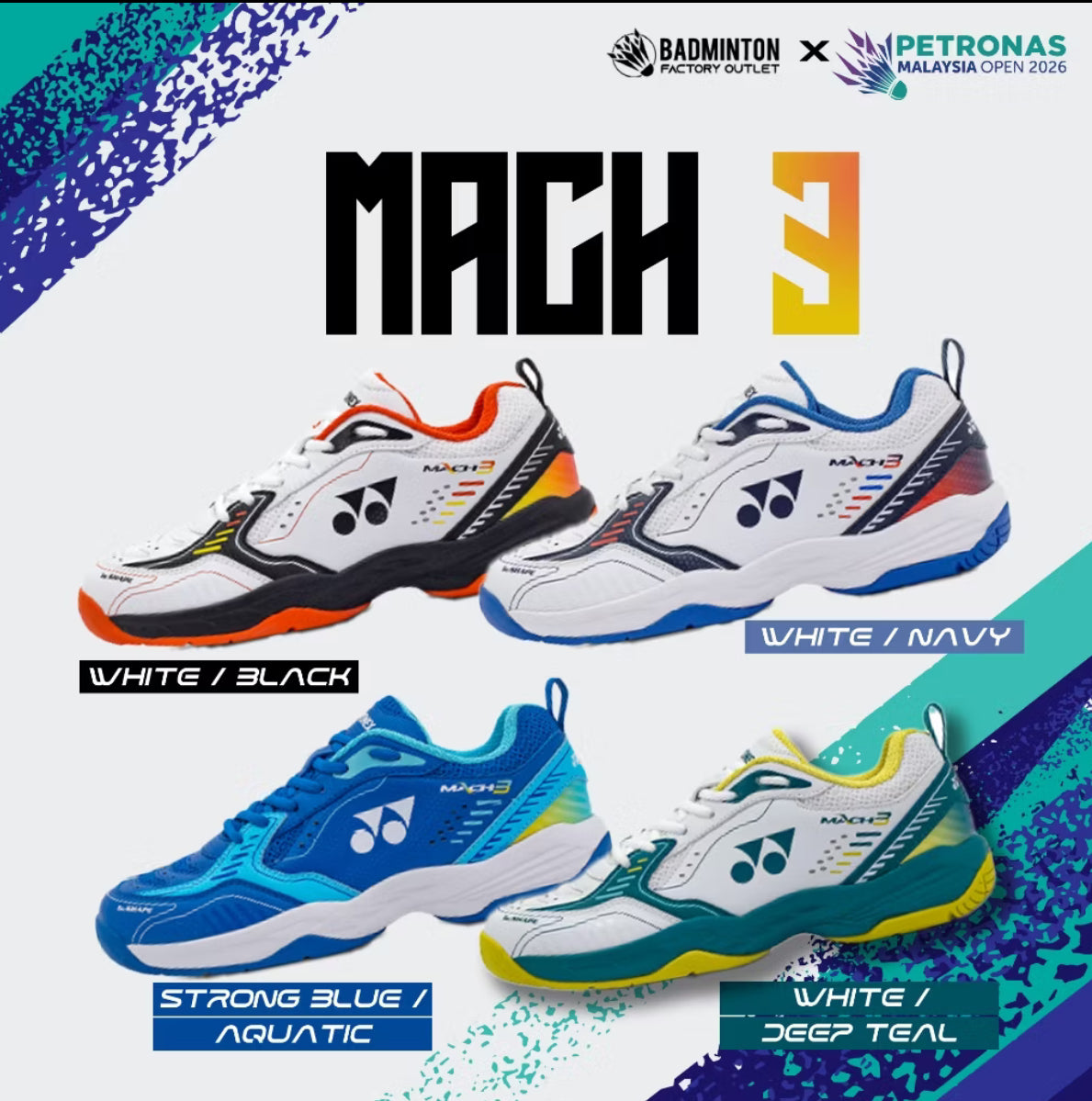 YONEX BADMINTON SHOES MACH 3