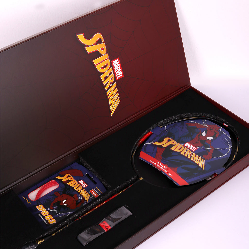 MAXX x Spiderman Badminton Racket with Boxset