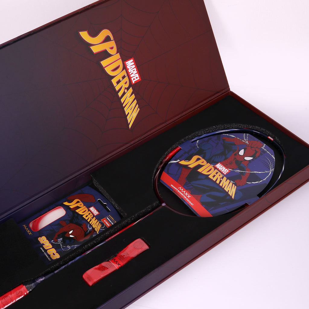 MAXX x Spiderman Badminton Racket with Boxset