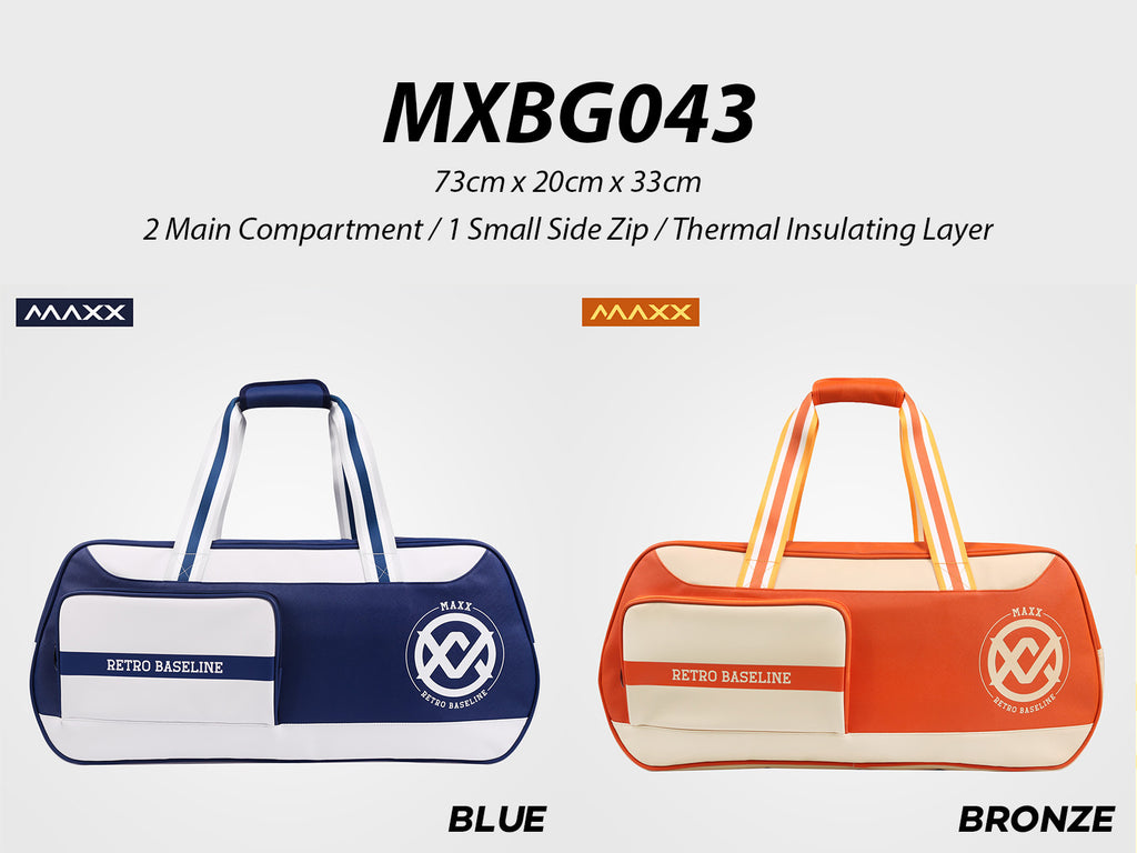 MAXX Tournament Bag [Retro Baseline] Badminton Bag - MXBG043