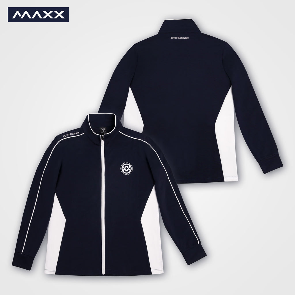 MAXX Tracksuit Jacket [Retro Baseline] Blue - MXTS016