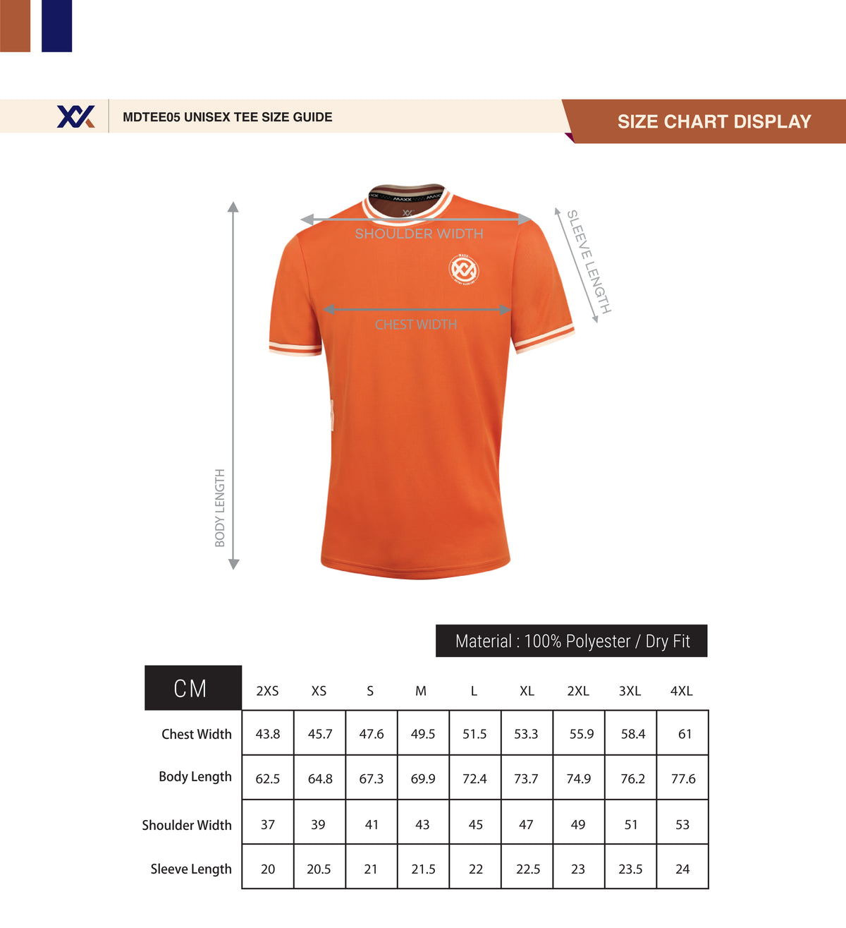 MAXX Sport Shirt [Retro Baseline] - MXAD-003