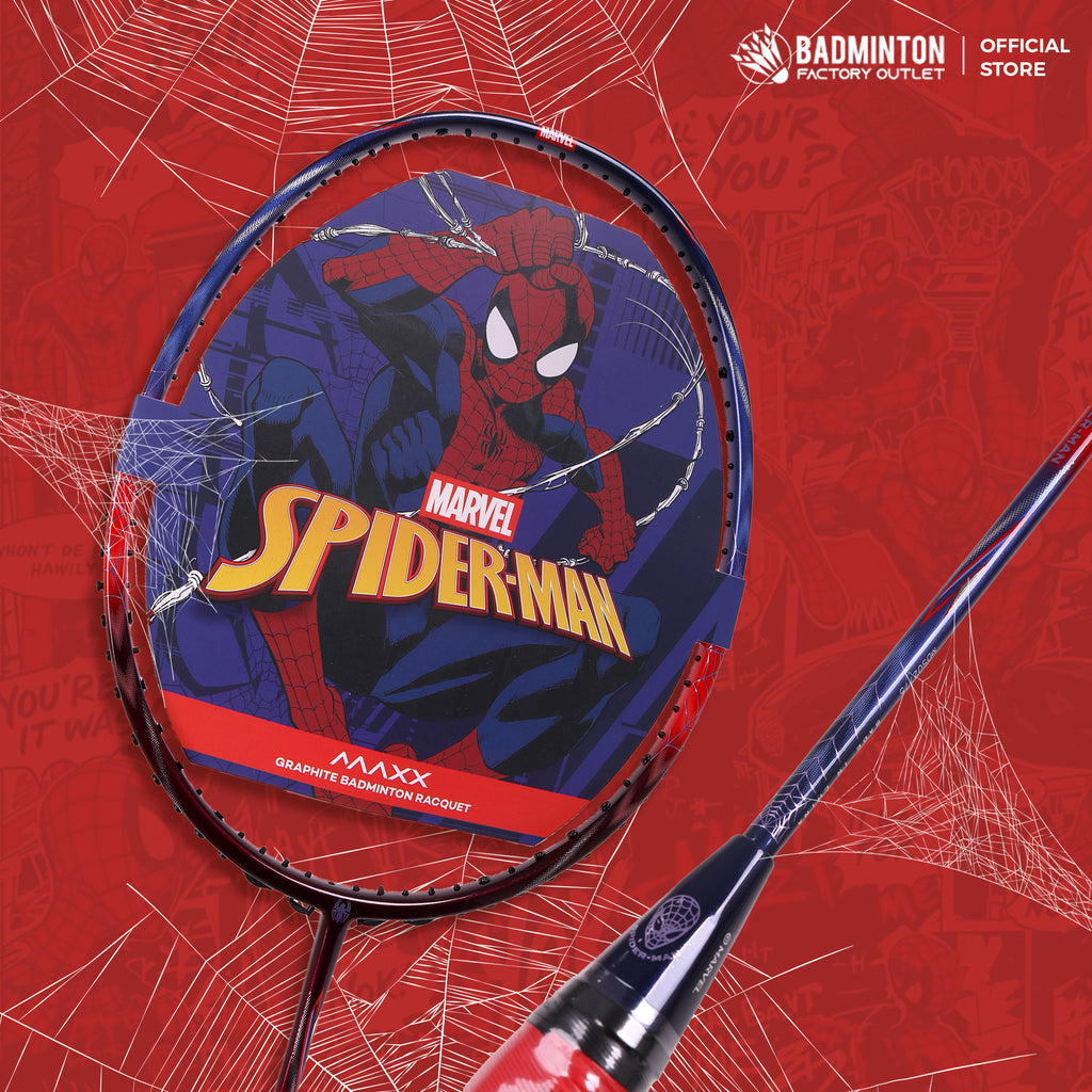 MAXX x Spiderman Badminton Racket with Boxset