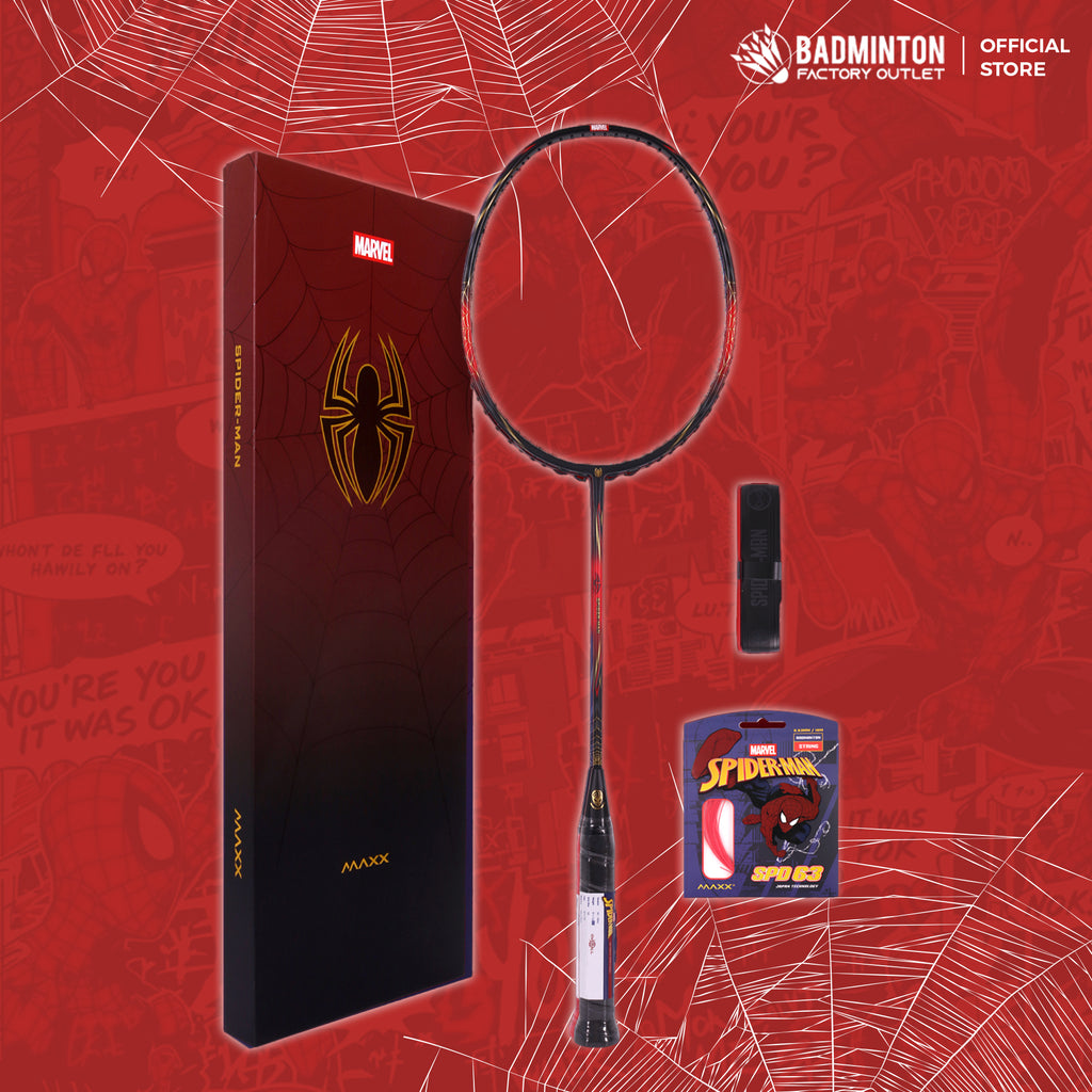 MAXX x Spiderman Badminton Racket with Boxset