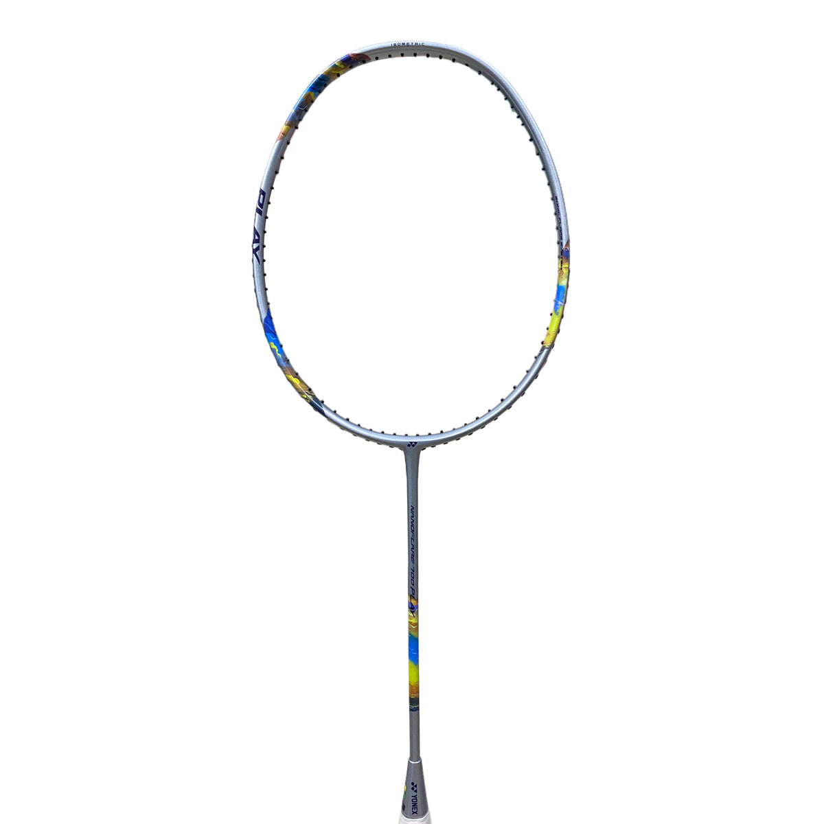 YONEX Nanoflare 700 Play Badminton Racket (Silver/Sky Blue)
